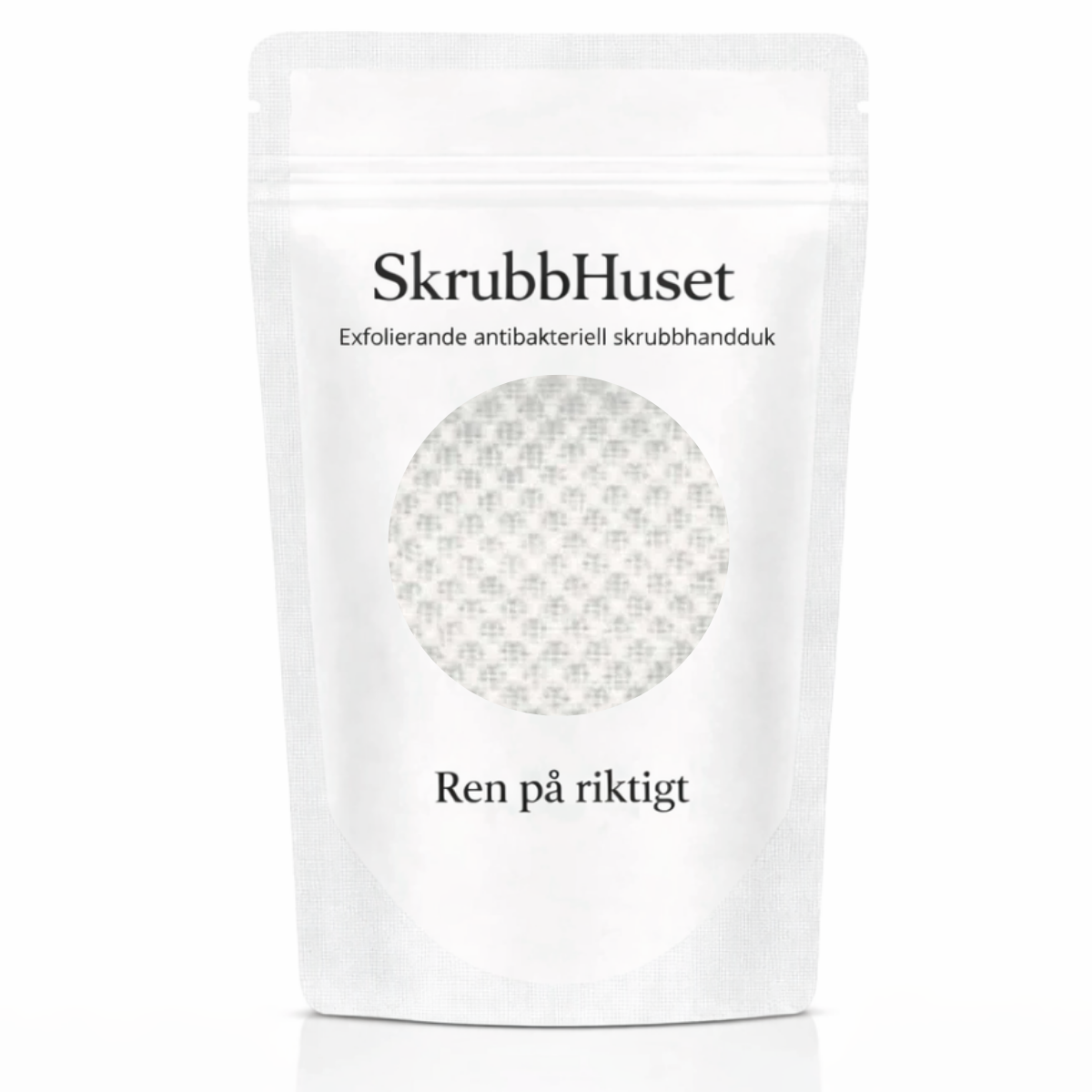 Skrubbhandduk i vitt – förpackning