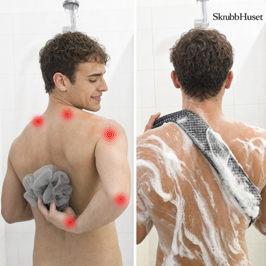 Antibacterial scrubbing towel